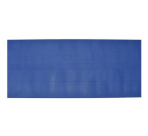 Blue rubber anti-skid multipurpose bathroom mat for shower rainmat swimming pool and wet floor areas by Prisha Cart
