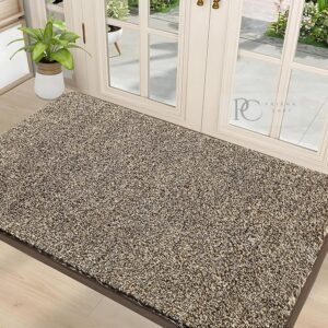Beige PVC Cushion Noodle Mat heavy duty anti-slip floor mat for home entrance, bathroom, kitchen, bedroom and office use