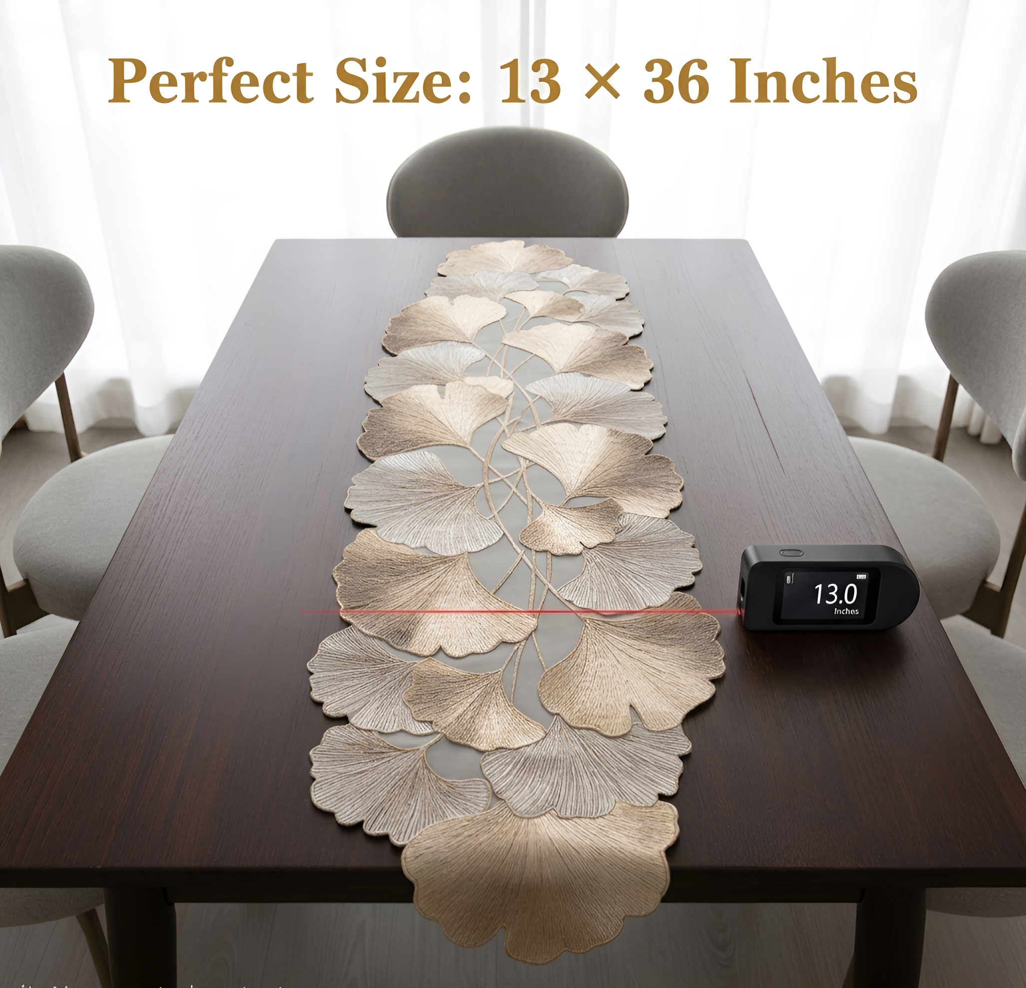 Prisha Cart Premium PVC Table Runner – Washable, Anti-Slip, Heat-Resistant Protector Mat for Dining & Console Tables - Image 5