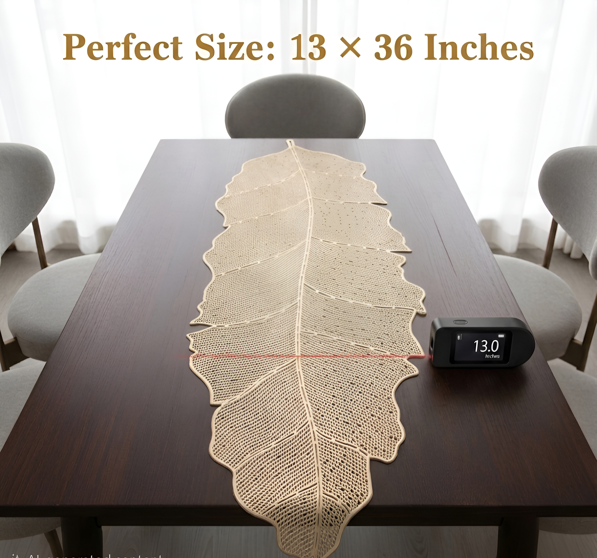 Prisha Cart Premium PVC Table Runner – Washable, Anti-Slip, Heat-Resistant Protector Mat for Dining & Console Tables - Image 6